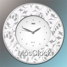 Настенные часы B & S SHC-300 GF(W)