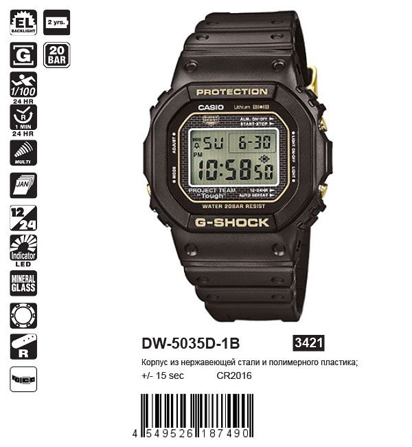 Casio G-Shock DW-5035D-1B