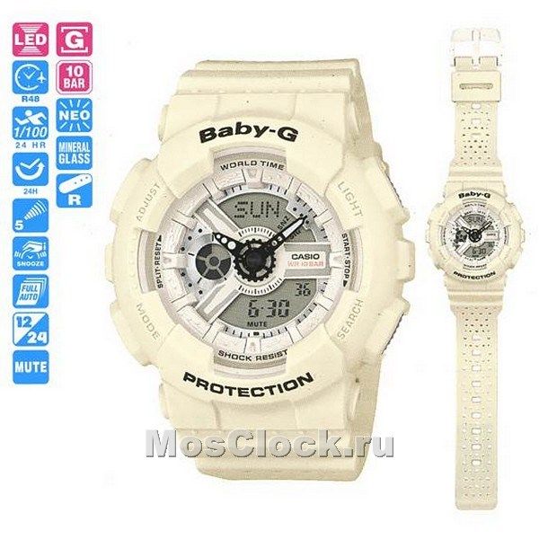 BA 110PP 7A Casio Baby G MosClock