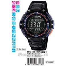 Наручные часы Casio SGW-100-2B