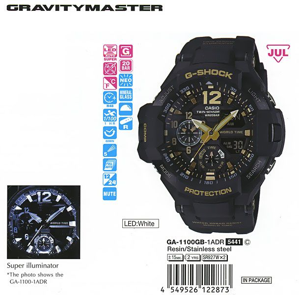 Casio G-Shock GA-1100GB-1A