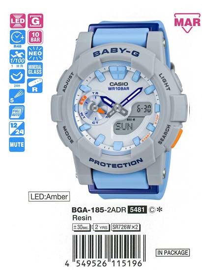 Casio BGA-185-2A