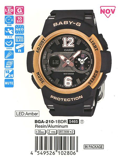 Casio BGA-210-1B
