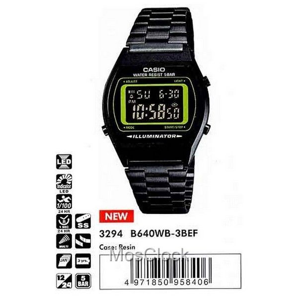 Casio B640WB-3B