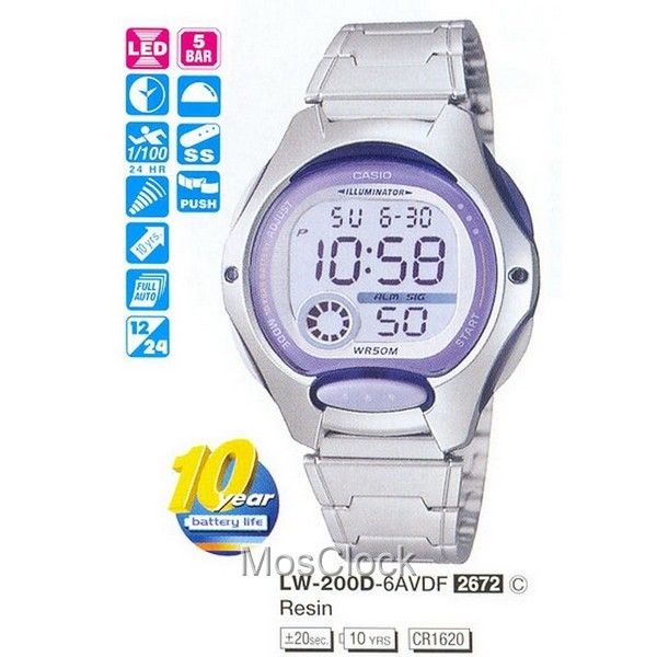 Casio LW-200D-6A Casio LW-200D-6A