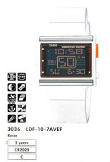 Наручные часы Casio LDF-10-7A