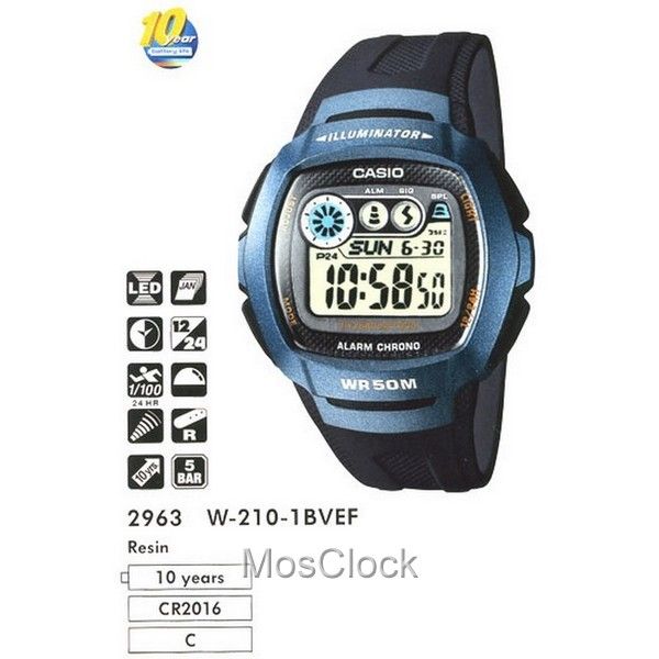 Casio W-210-1B