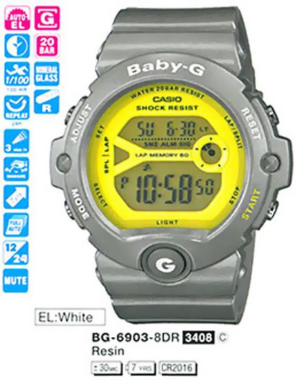 CASIO BG-6903-8E CASIO BG-6903-8E