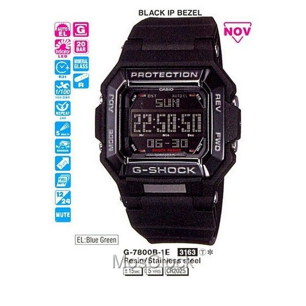 Casio G-Shock G-7800B-1E Casio G-Shock G-7800B-1E