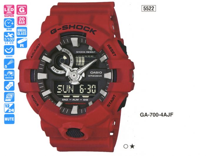 Casio G-Shock GA-700-4A Casio G-Shock GA-700-4A