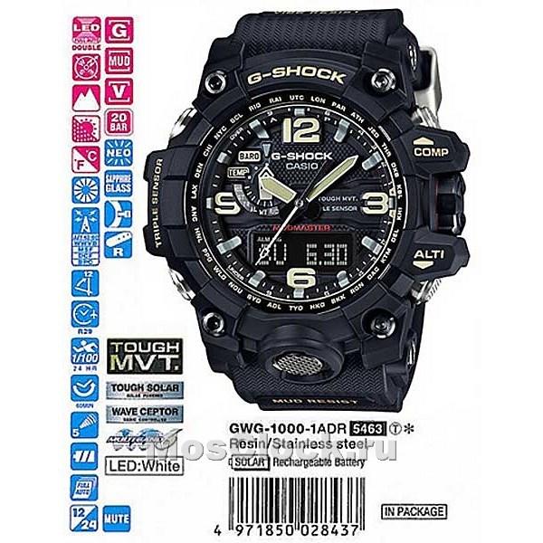 GWG 1000 1A CASIO G SHOCK MosClock