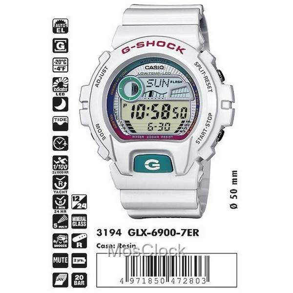 GLX 6900 7E CASIO G SHOCK MosClock