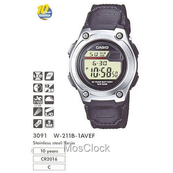 Casio W-211B-1A Casio W-211B-1A