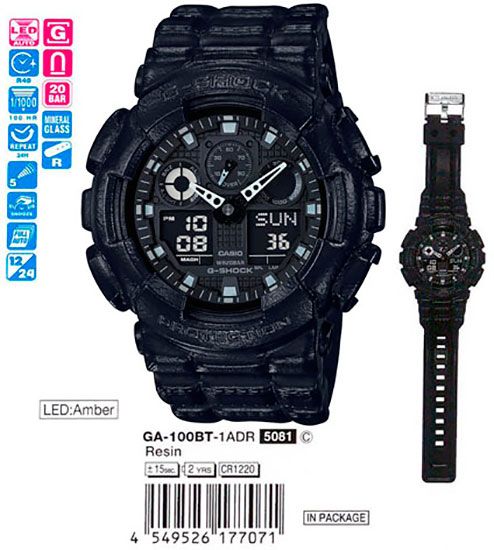 Casio G-Shock GA-100BT-1A