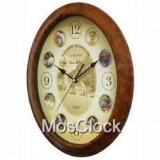 Настенные часы La Mer GM002-BRN