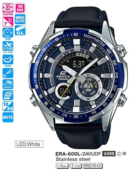Casio Edifice ERA-600L-2A