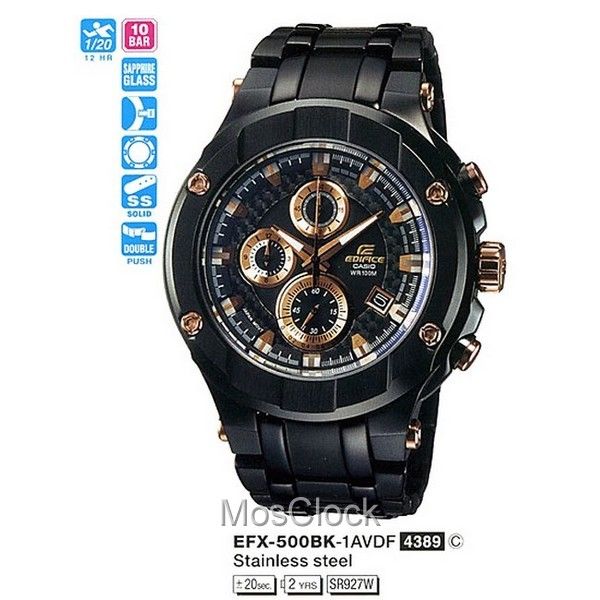 Casio Edifice EFX-500BK-1A