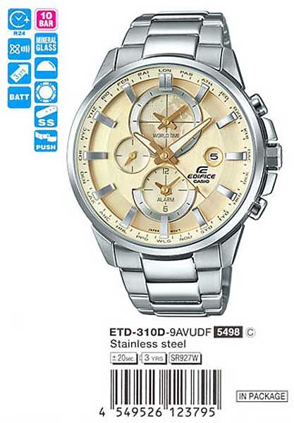 Casio Edifice ETD-310D-9A