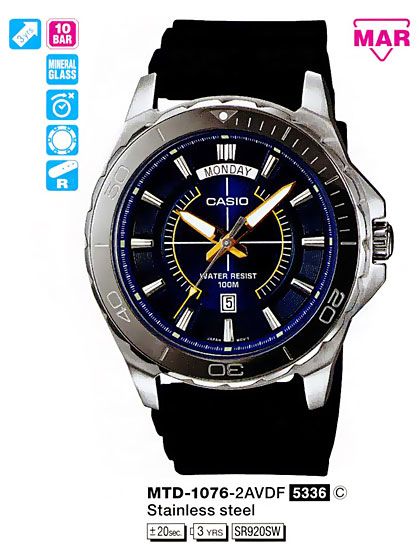 CASIO MTD-1076-2A