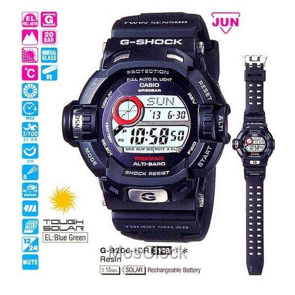 G 9200 1D CASIO G SHOCK MosClock