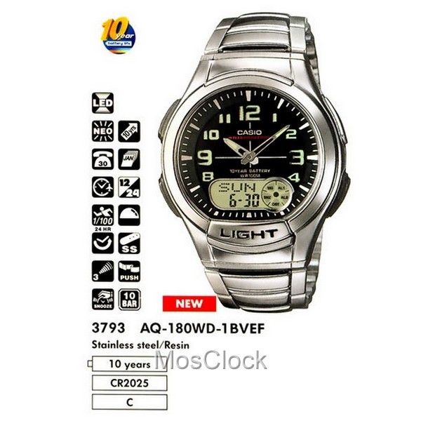 Casio AQ-180WD-1B Casio AQ-180WD-1B