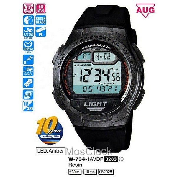 Casio W-734-1A Casio W-734-1A