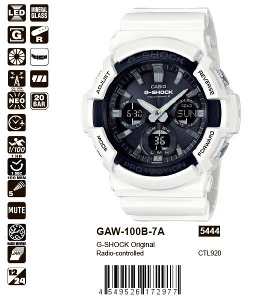Casio G-Shock GAW-100B-7A