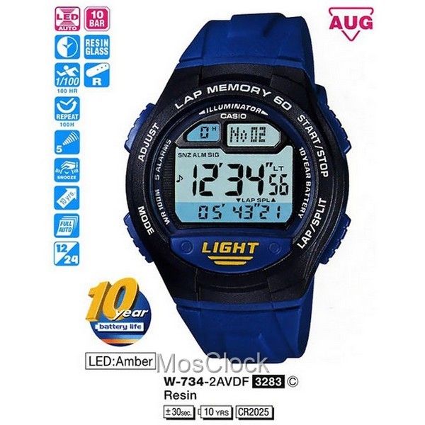 Casio W-734-2A Casio W-734-2A