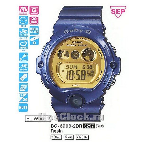 Casio BG-6900-2E