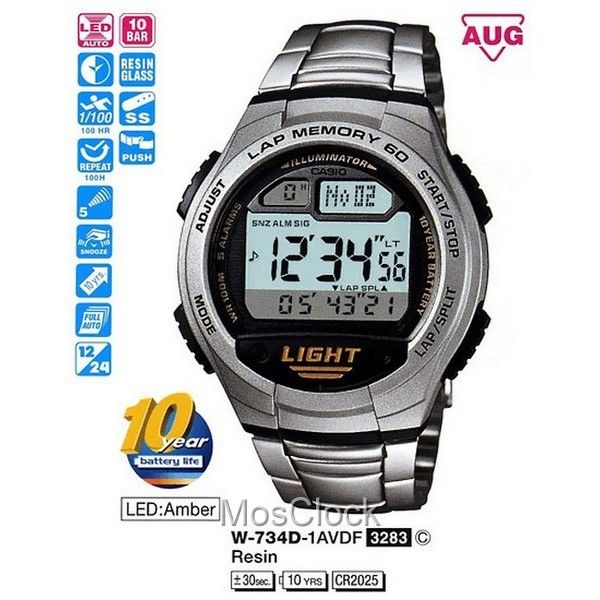 Casio W-734D-1A Casio W-734D-1A