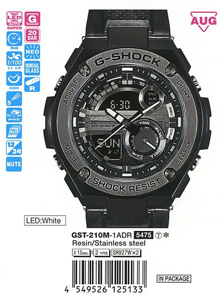 Casio G-Shock GST-210M-1A