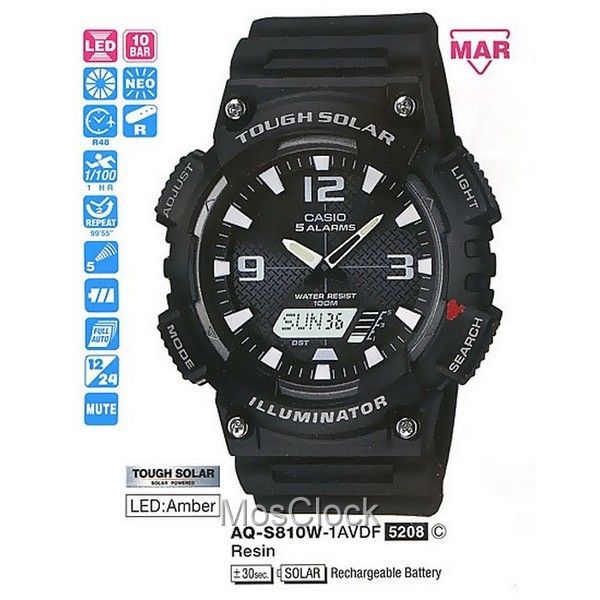 Casio AQ-S810W-1A Casio AQ-S810W-1A