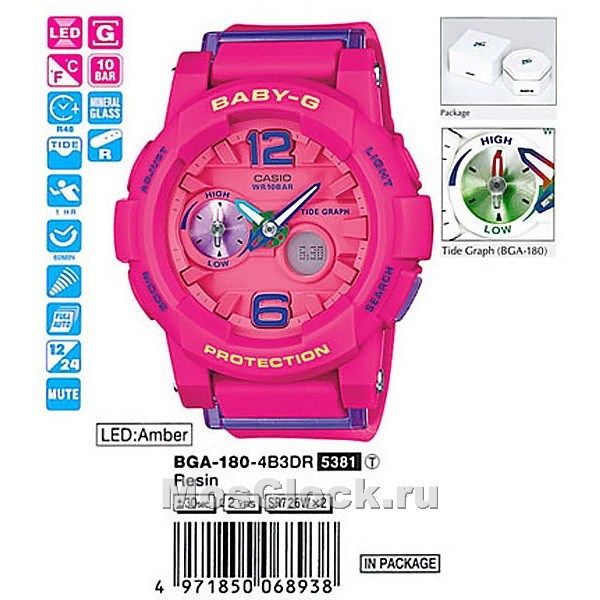 Casio BGA-180-4B3