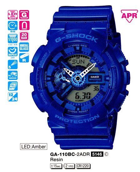 GA 110BC 2A CASIO G SHOCK MosClock