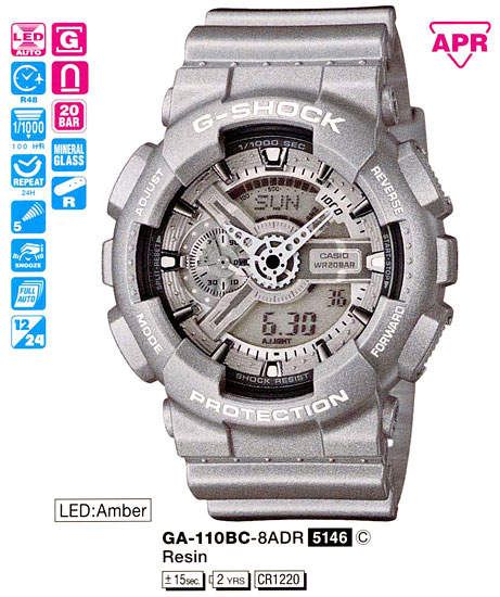 GA 110BC 8A CASIO G SHOCK MosClock
