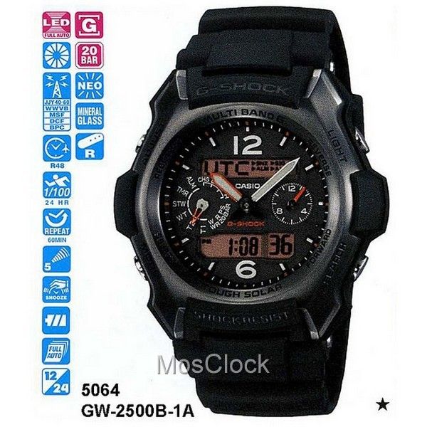 Casio G-Shock GW-2500B-1A Casio G-Shock GW-2500B-1A