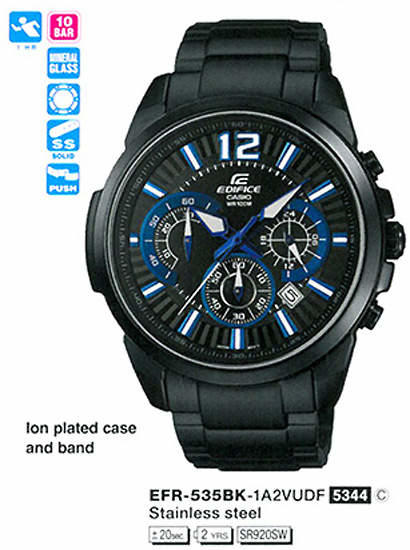 Casio Edifice EFR-535BK-1A2