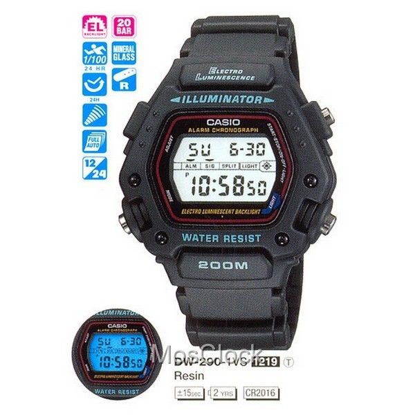 Casio G-Shock DW-290-1V