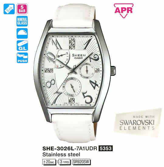 Casio SHE-3026L-7A1