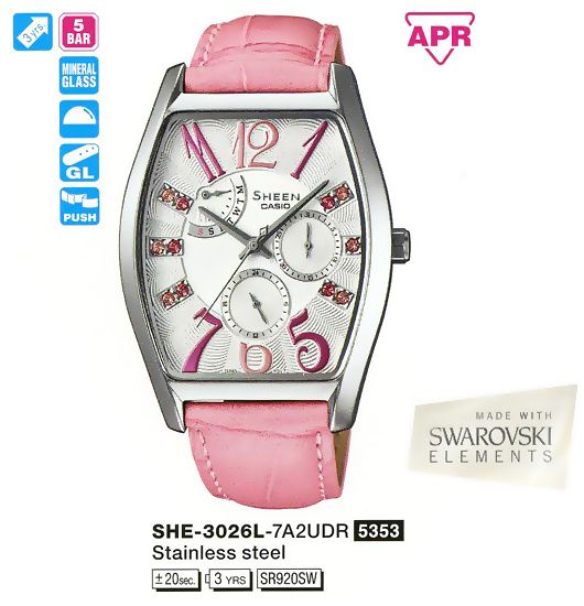 CASIO SHE-3026L-7A2