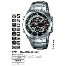 Наручные часы Casio Edifice EFA-115D-1A1