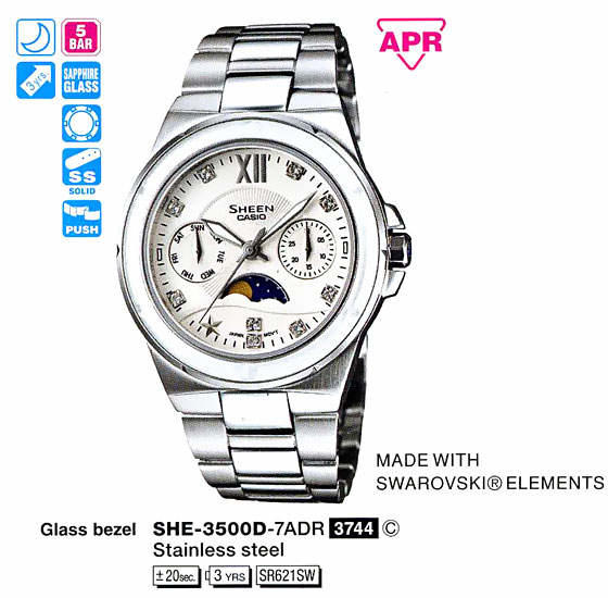 Casio SHE-3500D-7A