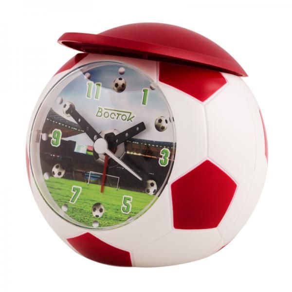 Детский будильник Восток FB-32 в виде футбольного мяча