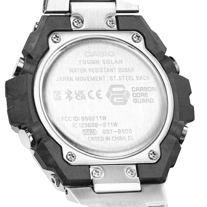 G-Shock GST-B500D-1A вид сзади