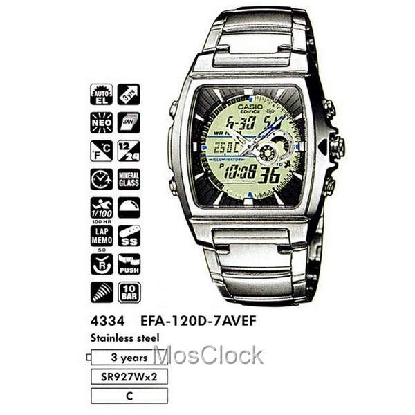 EFA 120D 7A Casio Edifice MosClock