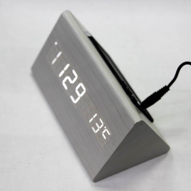 Сетевой будильник VST 861-белый (белый)