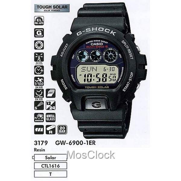 GW 6900 1E CASIO G SHOCK MosClock
