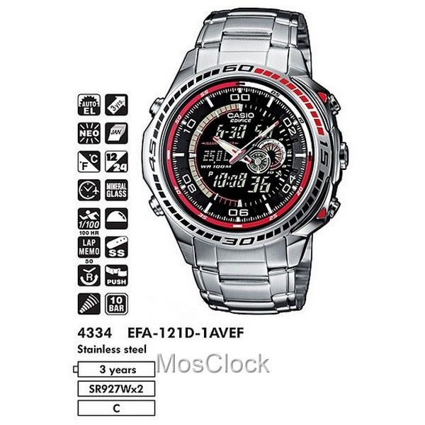 Casio Edifice EFA-121D-1A