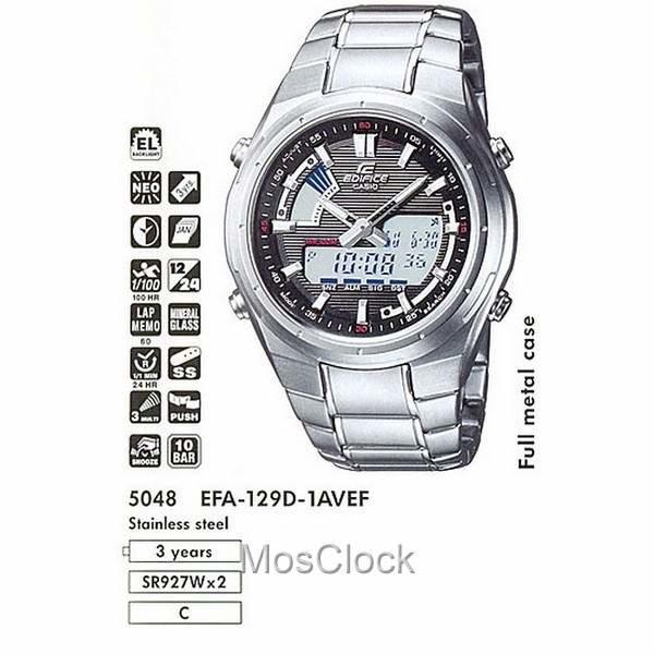 Casio Edifice EFA-129D-1A