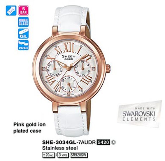 Casio SHE-3034GL-7A